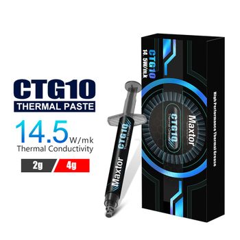 Pasta térmica CTG10 Maxtor, grasa conductora térmica de rendimiento 2g 4g para juegos, PC, PS5, CPU, GPU, refrigeración