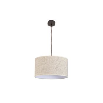 ABRILA Colgante Modelo Happy Beige Con Pantalla 45 Cm