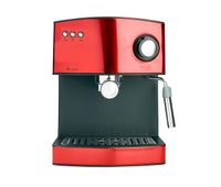 adler ad 4404r cafetera espresso manual 15 bares 16 l brazo doble salida espumador leche calientatazas 850 rojo