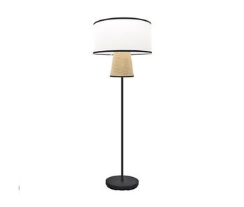 Lampara de pie metal color blanco serie camboya 40cm
