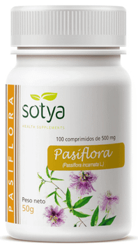 Sotya Pasiflora 500 mg 100 Comprimidos