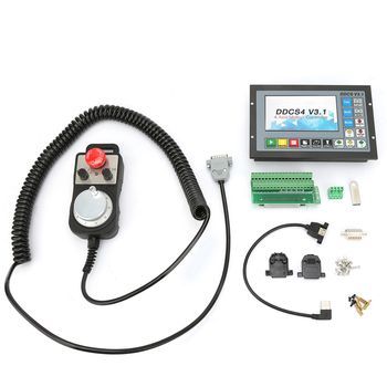 Controlador Offline De 4 Ejes Con Parada De Emergencia Y Kit Rueda Mano