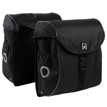 Alforjas Para Bicicleta 38 L Negro Y Plateado 16101 Willex