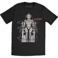 queen camiseta manga larga european tour 1984 para mujer