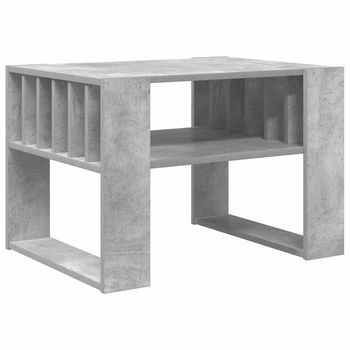 Mesa De Café Gris Concreto 66 X 49,5 X 45 Cm Vidaxl