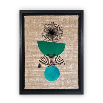 Pintura Decorativa Lienzo Lsj319906281923-4666 Multicolor 46x66 Cm