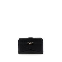 cartera efecto piel con elaboracion patchwork black