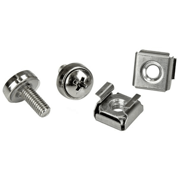 Paquete 20 Tornillos M5 12mm Tuercas Jaula de Rack