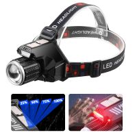 zhaozhangx nuevo faro con sensor de larga duracion resistente al agua ultrabrillante multifuncion para exteriores gran angular con zoom
