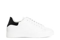 zapatillas deportivas de piel para hombre whiteblack
