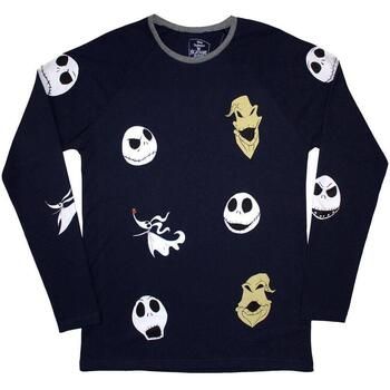 Nightmare Before Christmas Camiseta manga larga RO12502 para hombre