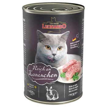 Leonardo All Meat 24 x 400 g - Pack Ahorro - Rico en conejo