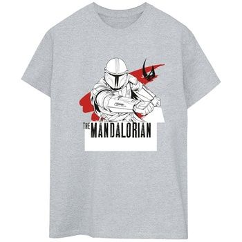 Disney Camiseta manga larga The Mandalorian Shoots para mujer
