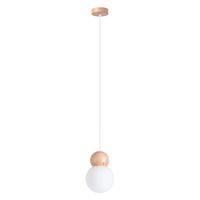 lampara colgante aeri 1 luz madera natural