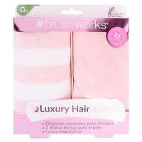 brushworks accessories luxury hair towels pack of 2