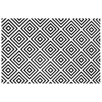 Cuadro Lienzo, Impresión Digital - Cuadrados Hipnóticos - Decoración Pared - 40x60cm