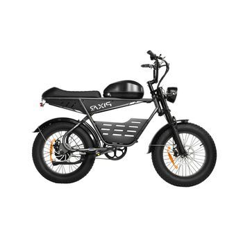Bicicleta Eléctrica Pixar Super V 500w 48v 30ah 20x4 Gris Freno De Disco