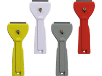 rascador para vitroceramica - cmp paris 545691 incluye 5 cuchillas de recambio color aleatorio acero manganeso