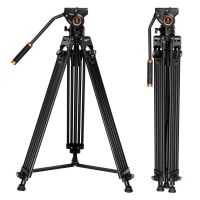 tripode kf concept va18 con rotula fluida 360 aluminio altura 184 cm