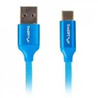 lanberg cable premium usb-c a usb-a 20 qc 30 machomacho 18m azul