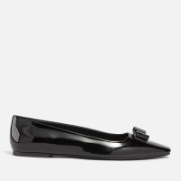 ferregamo womens anz 1 patent leather ballet flats - uk 5