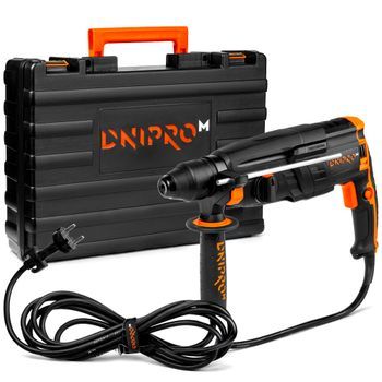 Martillo Perforador Dnipro-m Rh-12 Sds-plus 950 W, 3,2 J, 3 Funciones, 28 Mm Hormigón, 32 Mm Madera, Con Maletín