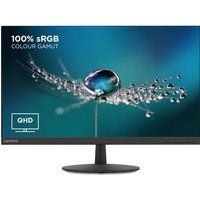 lenovo l27q-30 quad hd 27 ips lcd monitor - black black