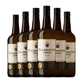 Valdespino Vino Generoso Seco Jerez-xérès-sherry 1 L 15% Vol. (pack De 6 Unidades)