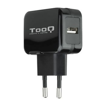 Tooq TQWC-1S01 Cargador USB 5V 2.4A Negro