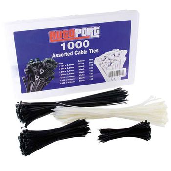 1000 Assorted Cableties