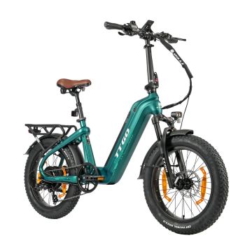 [EU DIRECT] Bicicleta eléctrica TTGO F8 48V 18AH 250W sensor de par,velocidad máxima 25 km/h,bicicleta eléctrica de fibr