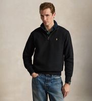 polo ralph lauren para hombre 710b28291001 sudadera con media cremallera negra s negro casual algodon manga larga