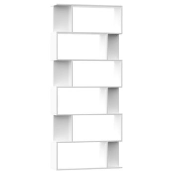 Estantería/divisor madera blanco 80x24x192cm