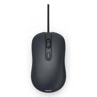 raton hama cm-200 cableado 1600 dpi negro ambidiestro silencioso