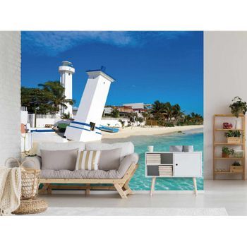 Fotomural Vinilo Playa Riviera Maya 600 X 300 Cm