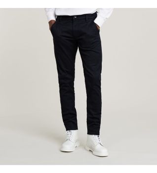 G-Star para hombre. D25179-C105-C742 Pantalón Skinny Chino 3.0 marino (31/32), Casual, Algodón Orgánico, Sostenible