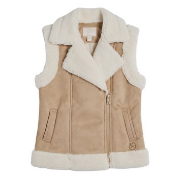 Guess Cazadora SUEDE VEST INNER SHERPA para niña