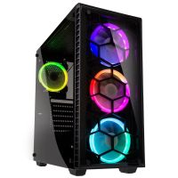 kolink observatory rgb cristal templado usb 30 negra