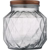 bote en vidrio de transparente de 22 litros