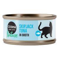 cosma nature 24 x 70 g - pack ahorro - atun skipjack