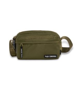 Pepe Jeans para hombre. PM0300015 Bandolera Gideon verde (OSFA), Casual, Poliamida