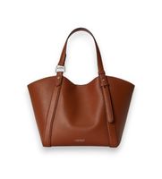 lauren ralph lauren para mujer 431p18711001 bolso tote tasha pequeno de piel de napa marron osfa casual