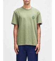 deus ex machina para hombre d261mts172 camiseta pill logo verde s casual algodon manga corta