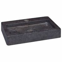 lavabo de pared marmol crema 38x24x65 cm vidaxl