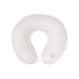 Almohada de viaje de espuma viscoelástica Airknit Blanco