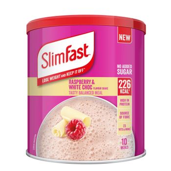 SlimFast Powder Tin Raspberry & White Chocolate