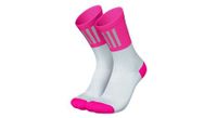calcetines de running incylence high viz v3 rosa fluorescente
