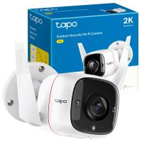 tapo tc65 camara de vigilancia exterior 2k 3mp deteccion ia gratuita vision nocturna
