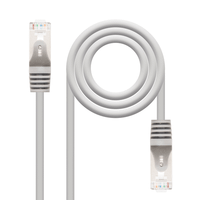 nanocable latiguillo cat 6 ftp 20 metros gris