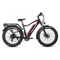 bicicleta electrica fatbike para hombre jobobike robin motor bafang de 250 w bateria de 48 v y 13 ah negro